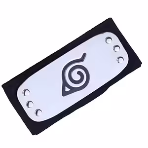 Original Naruto Bandana Hovedbånd Bladlandsbyen Konoha – Cosplay Ninja Tilbehør