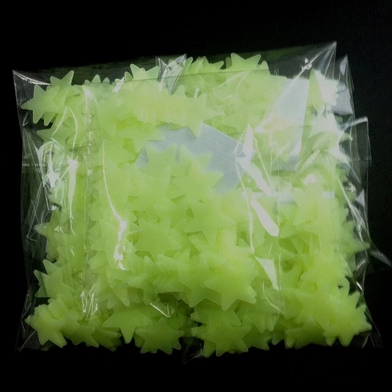 Sæt med selvlysende stjerner Børneværelsesdekoration med selvlysende stjerner