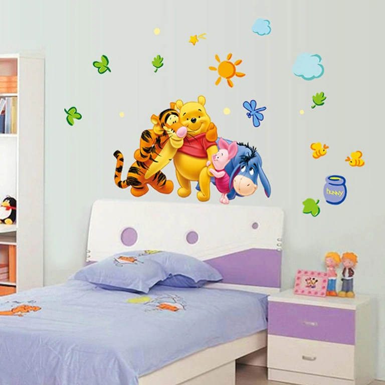 Winnie the Pooh stickers til børneværelsesvægge