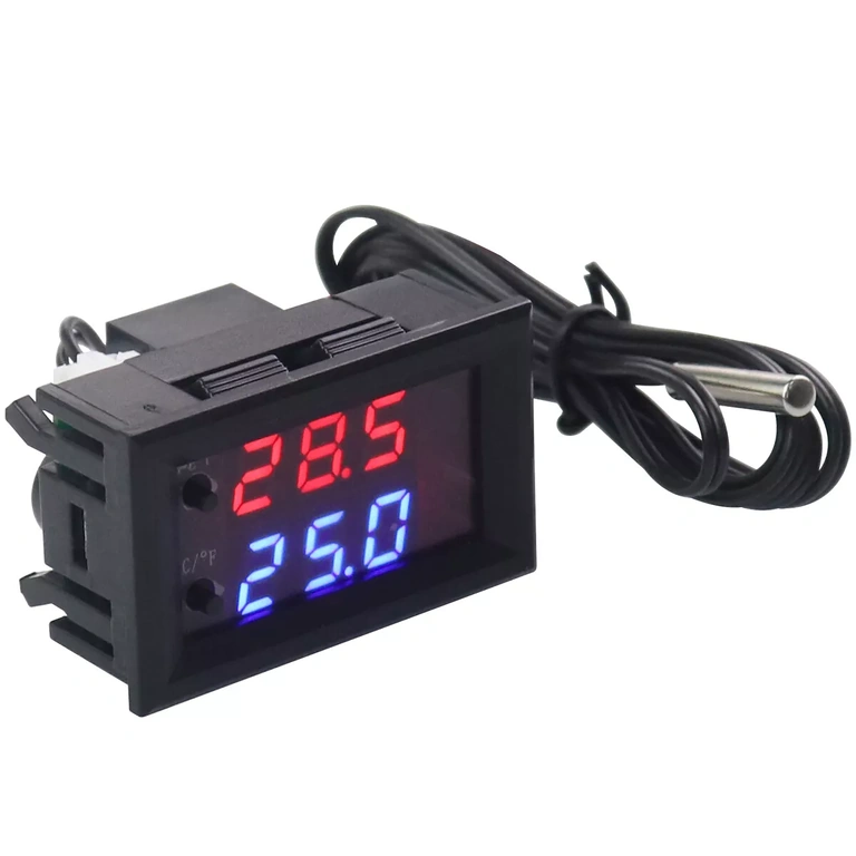 Termostat med NTC temperatursensor, nedsænkelig, kabel 40 cm