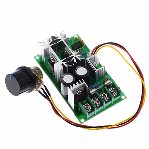 DC Motor Hastighedscontroller 12V 24V 60V PWM | Konstantstrøm Hastighedsregulator 20A 1200W