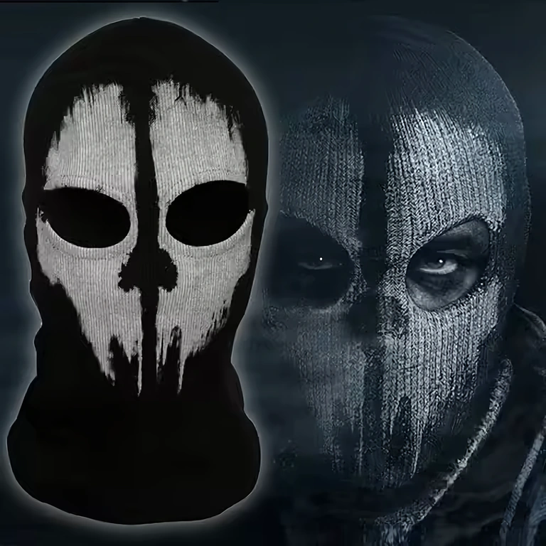 Termisk maske Call of Duty Ghosts til vintersport Termisk Call of Duty Ghosts maske, ideel til vinteraktiviteter, ski og snowboard