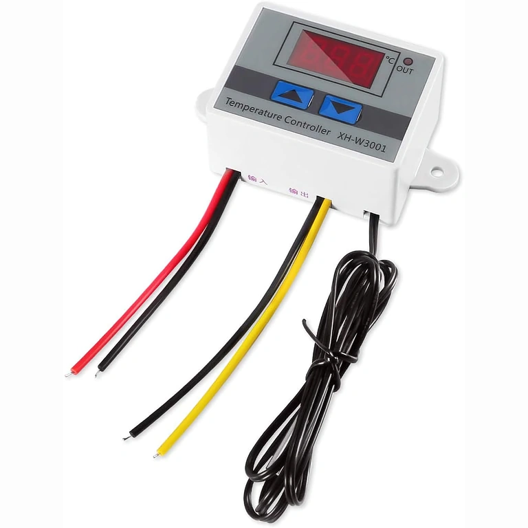 Digital temperaturcontroller 220V AC Digital termostat til inkubator, drivhus, fugle, reptiler, elektriske apparater