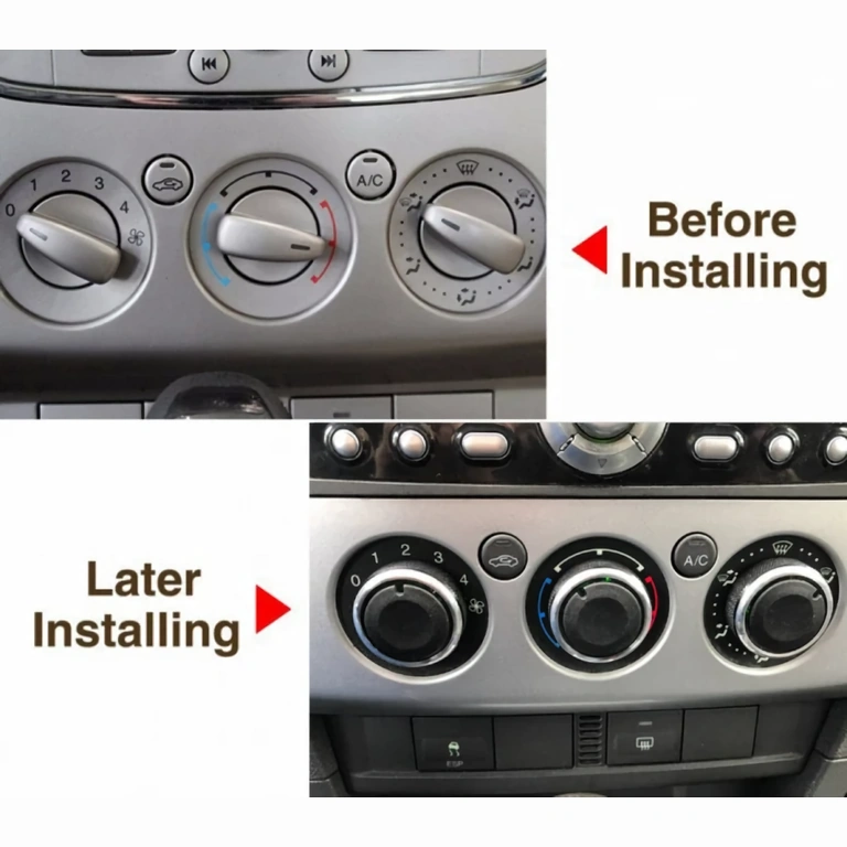 Komponenter til Ford AC-konsol Sæt AC/klimaknapper – kompatibilitet varieret