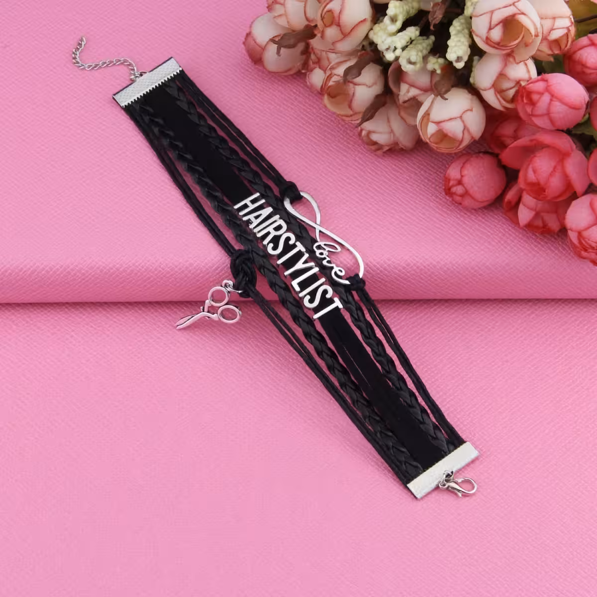 Flettet herrearmbånd, perfekt til hairstylister og frisører