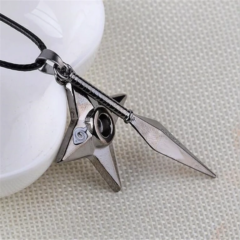 Cosplay-tilbehør Naruto: Shuriken Naruto Uzumaki cosplay tilbehør – metal Shuriken