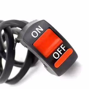 ON/OFF Styretøjskontakt 12V–48V til Moto, Cykel, Scooter, ATV