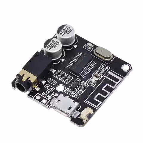 Bluetooth 5.0 VHM-314 Audio Receiver med USB – Biladapter, Ekstern Lydkort, Telefon App