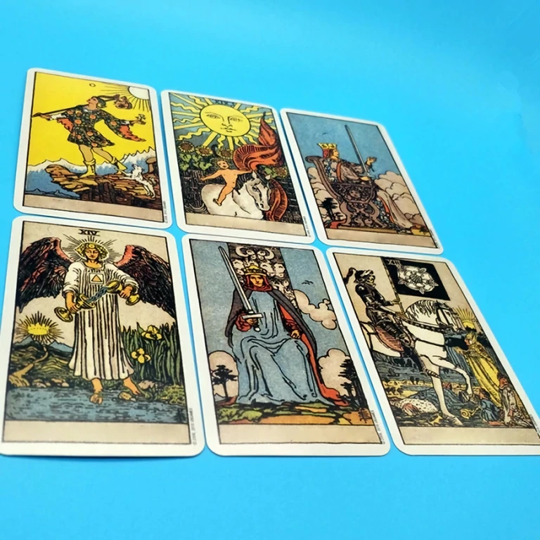 Store og Lille Arkana fra tarot sæt til læsning og fortolkning