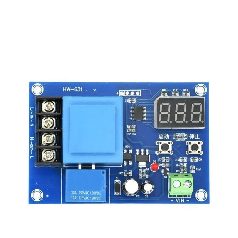 Opladningscontroller med AC 220V indgang Elektronisk modul 220V til batterikontrol 3,7-120V