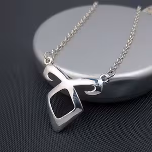 The Mortal Instruments City of Bones Vedhæng Halskæde – Angel, Sølv Halskæde Fantasy