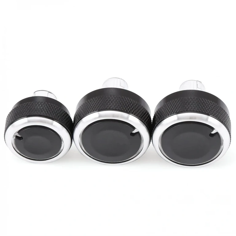 AC-instrumentpanel knapper med moderne design – komplet sæt 3 stk