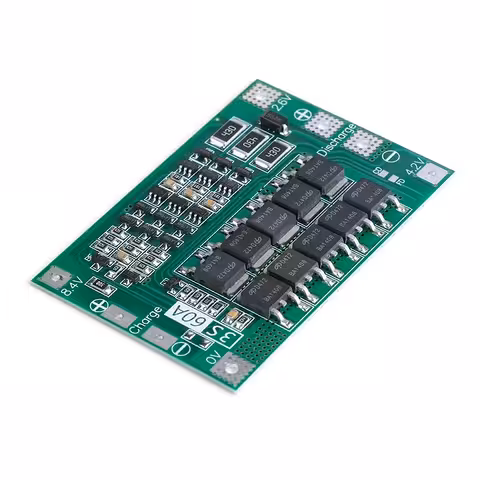 BMS Modul 3S 60A til Li-Ion 18650 Batterier – Beskyttelse af Opladning, Afladning og Balancering