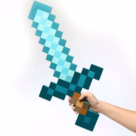 Minecraft Diamantsværd – EVA Skum Legetøj, Let, Ideel til Børn og Cosplay