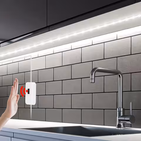 3m Kold Hvid LED Strip med Bevægelsessensor USB 5V til Køkken og Bad