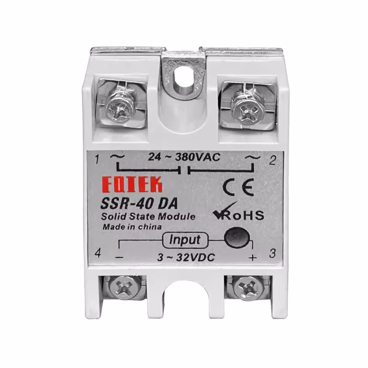 Elektronisk termostat med holder til industrielle applikationer