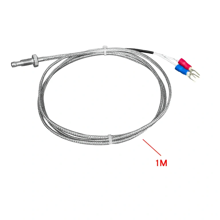 Digital termostat med inkluderet K-type sensor Temperaturcontroller med termoelement til præcise målinger