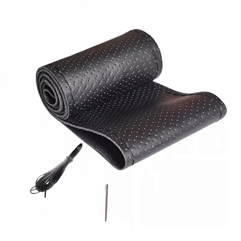 Universelt ratcover i naturlæder til bilratt