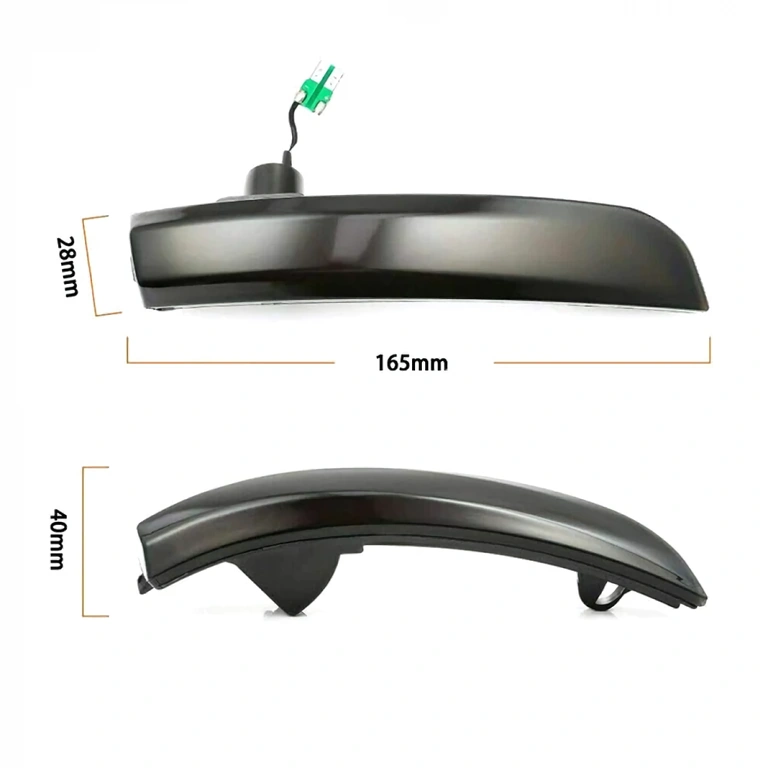 Sæt med 2 dynamiske blinklys Sæt venstre + højre til Ford Focus / Mondeo med dynamisk lys