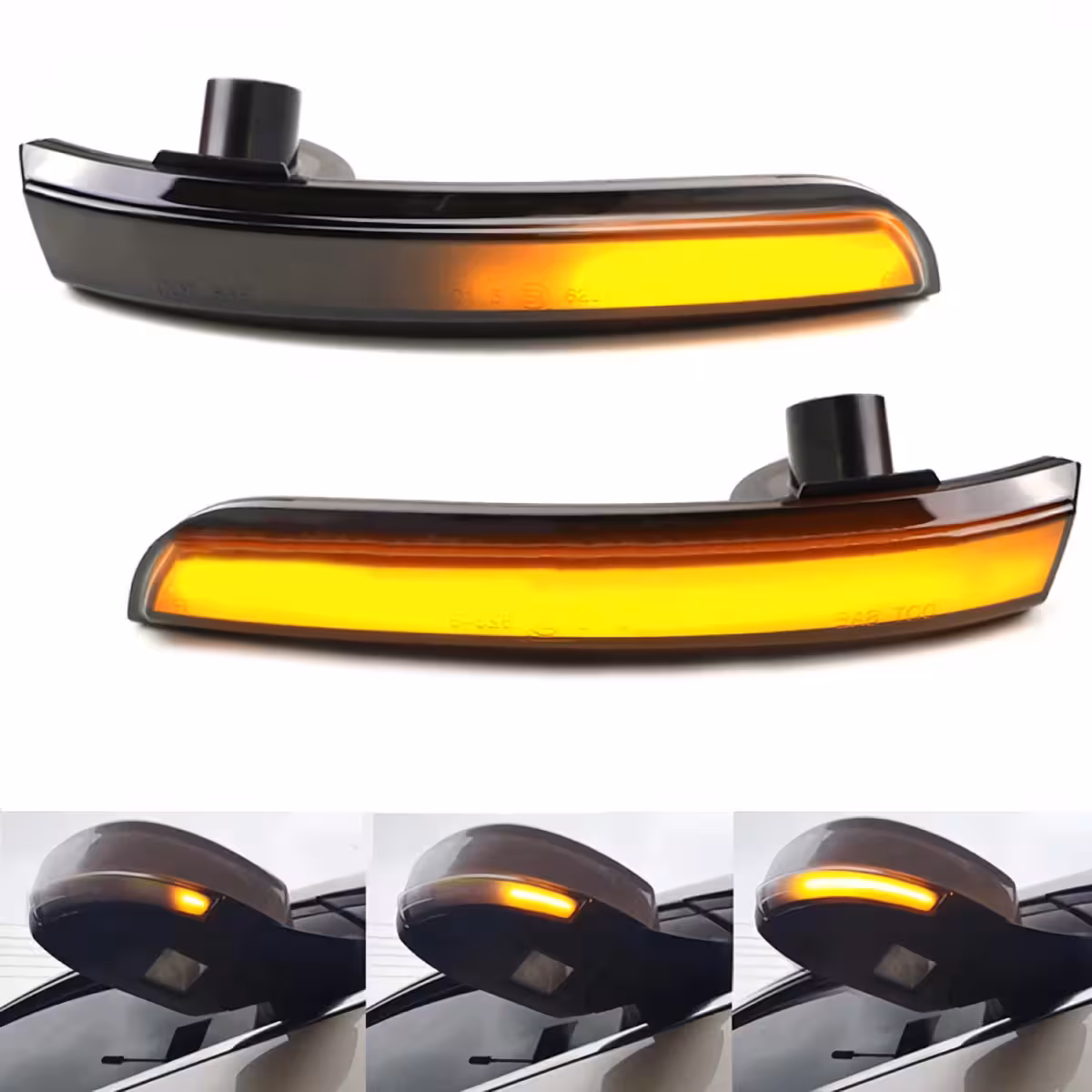 Installation uden ændringer til sidespejlsblink