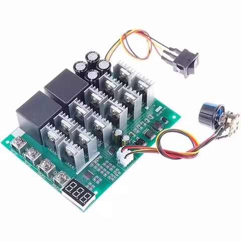Digital PWM Motor Controller DC 60A 100A 12V-55V | DC Motor og HHO Generator Hastighedsregulator