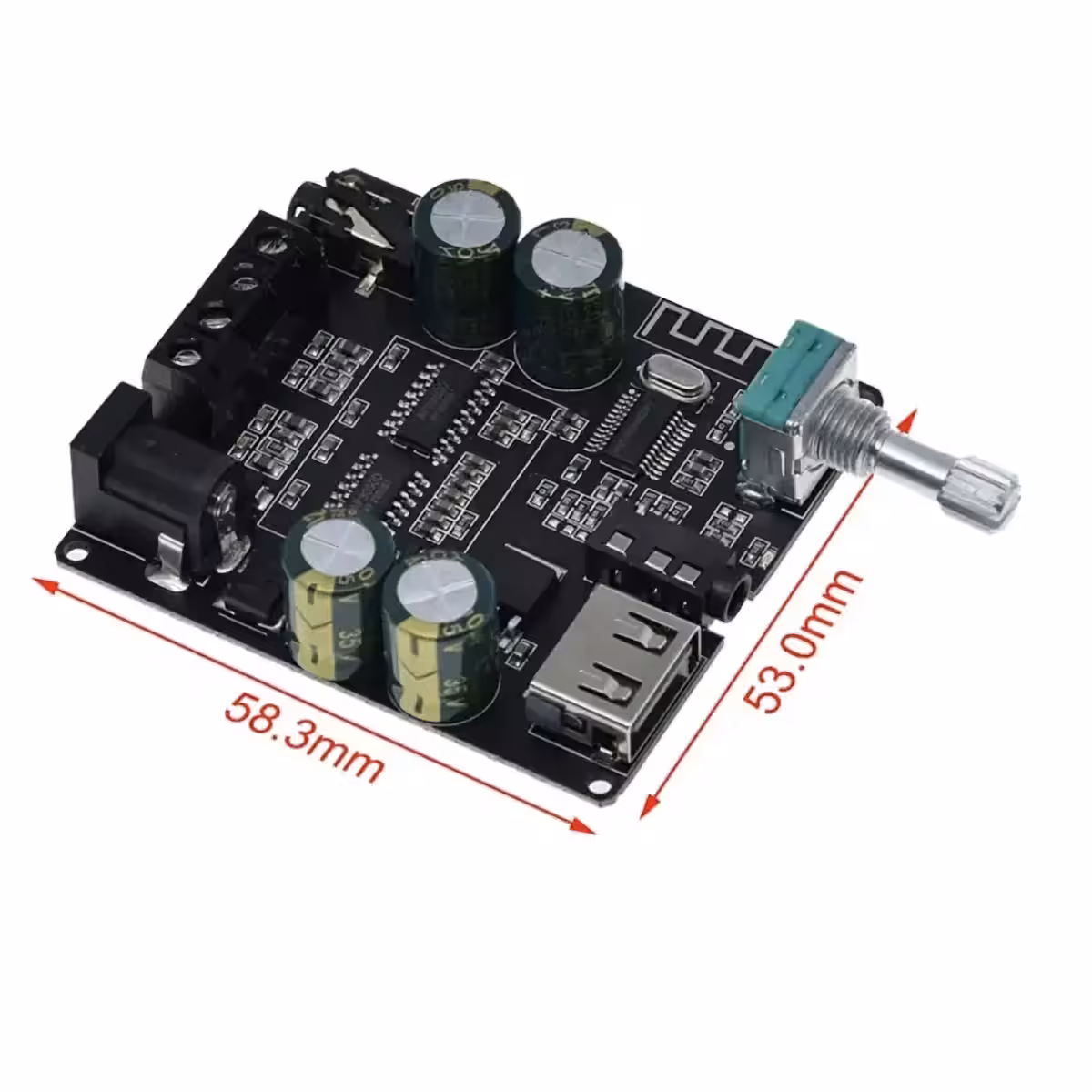 Kompakt Hi-Fi modul med Bluetooth-forbindelse