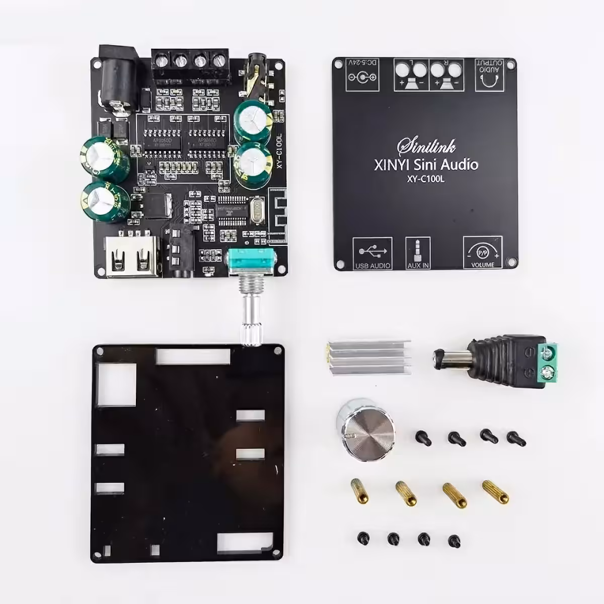 DIY audio kit med Bluetooth stereo forstærker