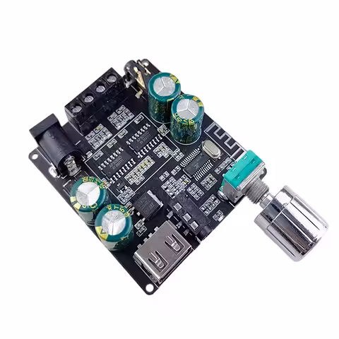Bluetooth Hi-Fi Audio Forstærker 2x100W Klasse D – Professionel Stereo Modul til Bil