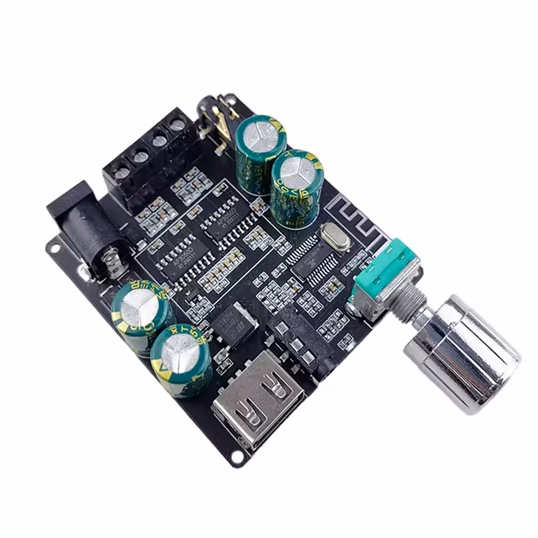 Bluetooth Hi-Fi Audio Forstærker 2x100W Klasse D – Professionel Stereo Modul til Bil