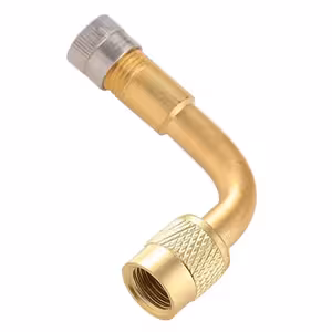 Metal Auto Ventilforlænger – 90° Extension til Lastbil, Cykel og Elektrisk Scooter