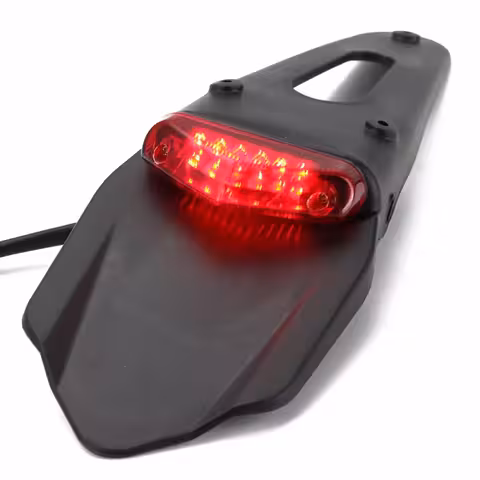 Moto Bagvinge med LED Lys – Enduro, Motocross, Off-Road Beskytter