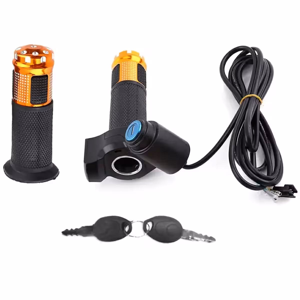 Twist-accelerator med volt-display og kontakt til løbehjul