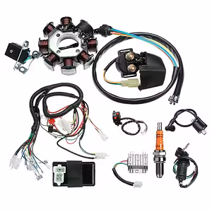 Komplet El-installation til Kinesisk ATV 150cc–300cc – Fuldt Kabelsæt til 4T Lodret Motor