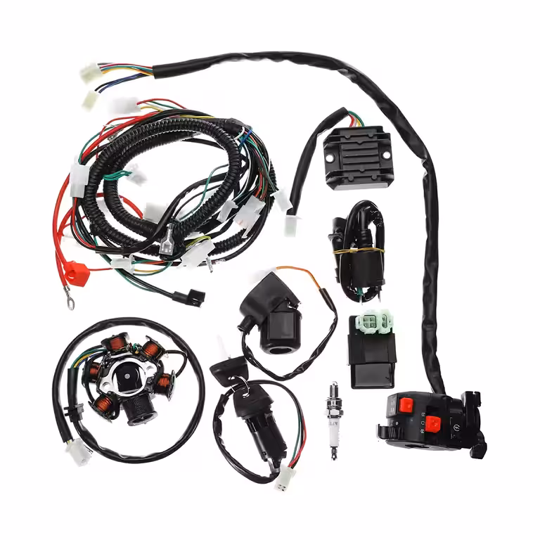 Komplet Elektrisk Installation ATV Cross GY6 125cc / 150cc – Kabelsæt + Startkomponenter