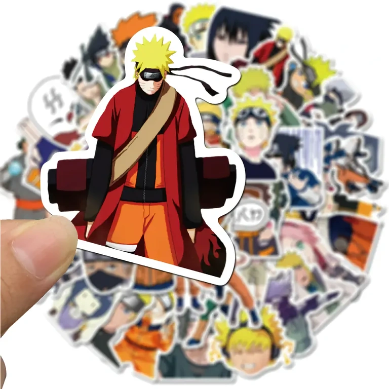 Selvklæbende Naruto-stickers til dekoration af laptop