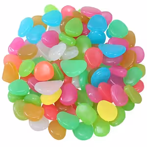 Dekorative Fosforescerende Sten til Have, Akvarium og Ambient – Lysende Fosforescerende Småsten