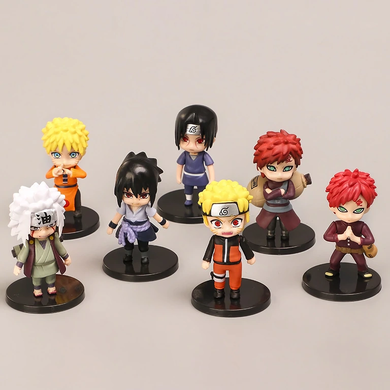 12 Naruto figurer i samleboks 12 Naruto Shippuden figurer i æske – perfekt til gave eller samling