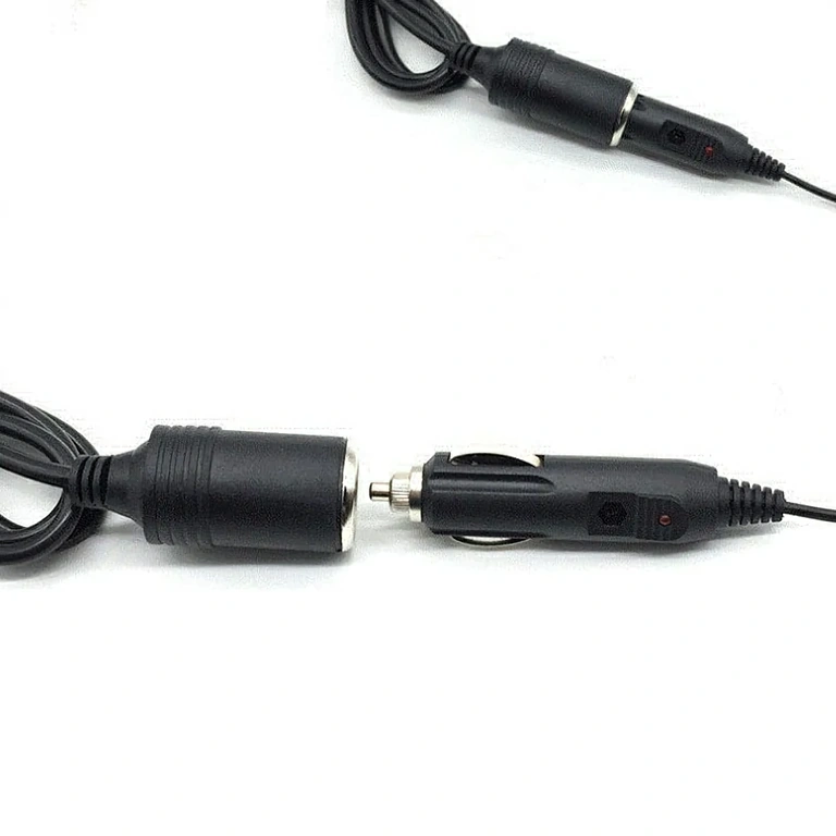 Omdanner til bilcigarettænder 12V 10A 220V til 12V konverter med bil-lighterstik, 10A, 120W