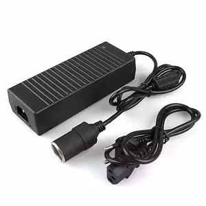 Adapter til Stikkontakt 220V/230V til 12V 10A 120W – Biltransformator