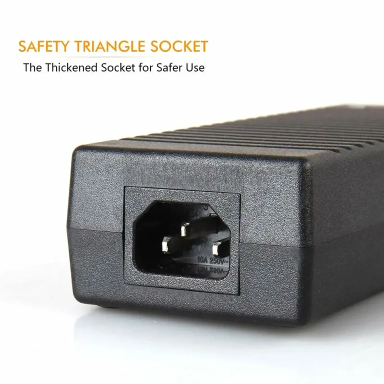 Strømforsyning 220V til 12V til bil 220V AC til 12V DC strømforsyningsadapter, 10A, til biludstyr og løbehjul