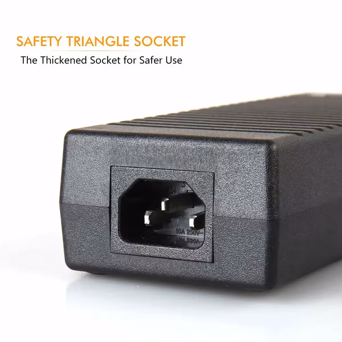 220V AC til 12V DC strømforsyningsadapter, 10A, til biludstyr og løbehjul