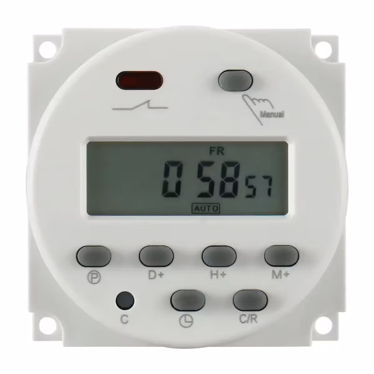 Digital timer 12V til automatisk styring af pumper, ventilatorer og andre forbrugere