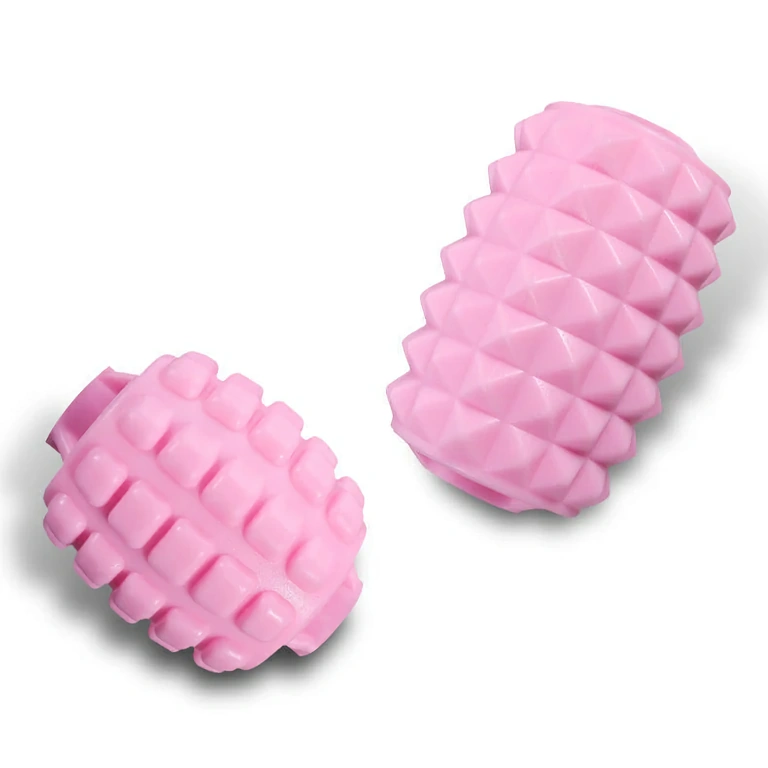 Ergonomisk massageapparat med silikoneruller til fuld muskelmassage