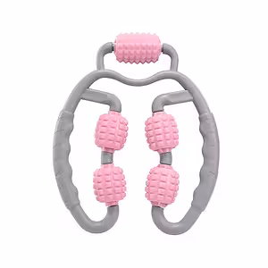 Manuel Massageapparat med 5 Ruller – Afslapning af Krop, Nakke, Ben, Anti-Cellulite