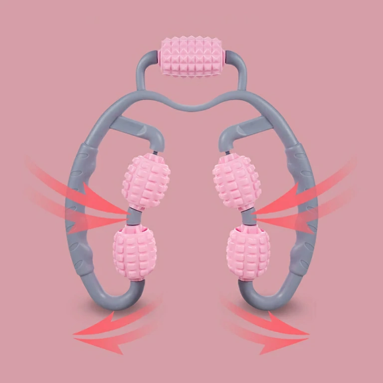 Anticellulite- og muskelmassage med silikoneruller til hud og muskler