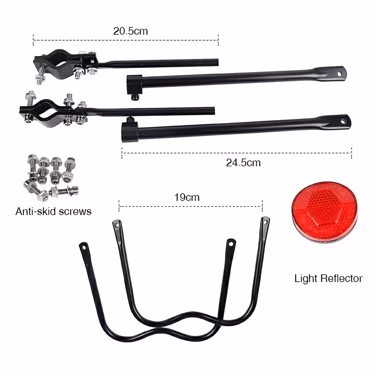 Cykelbagagebærer med hurtig montering på sadelpind