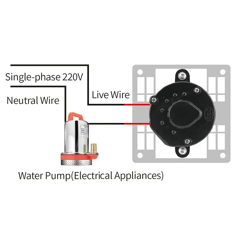 Forsinkelsestimer til badeværelsesventilator Elektrisk timer til ventilator eller lys i badeværelse, med delay-funktion