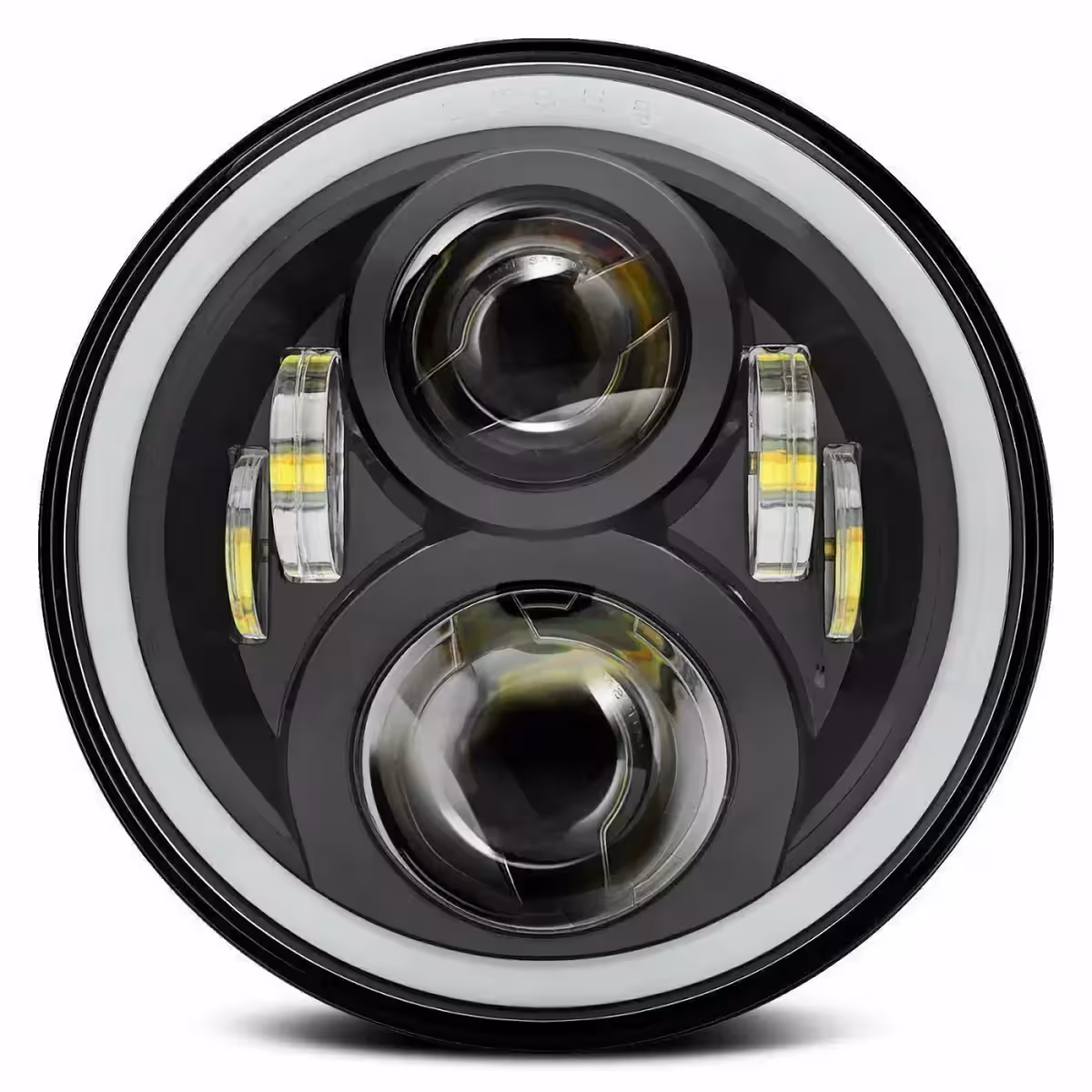 Universal LED-forlygte, 7 tommer, kompatibel med bil, motorcykel, ATV, lastbil, traktor