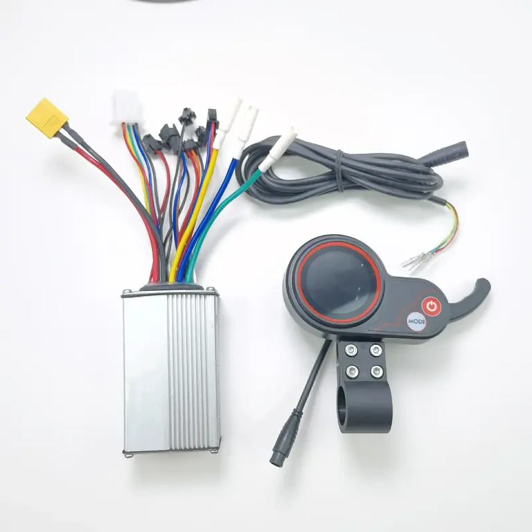 Komplet kit controller + LCD + gas 48V Komplet 48V sæt med controller, display og gashåndtag