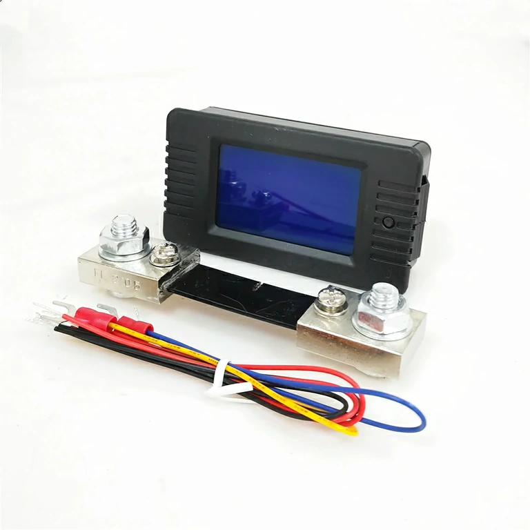 Solenergi-tæller med LCD-display og baggrundsbelysning